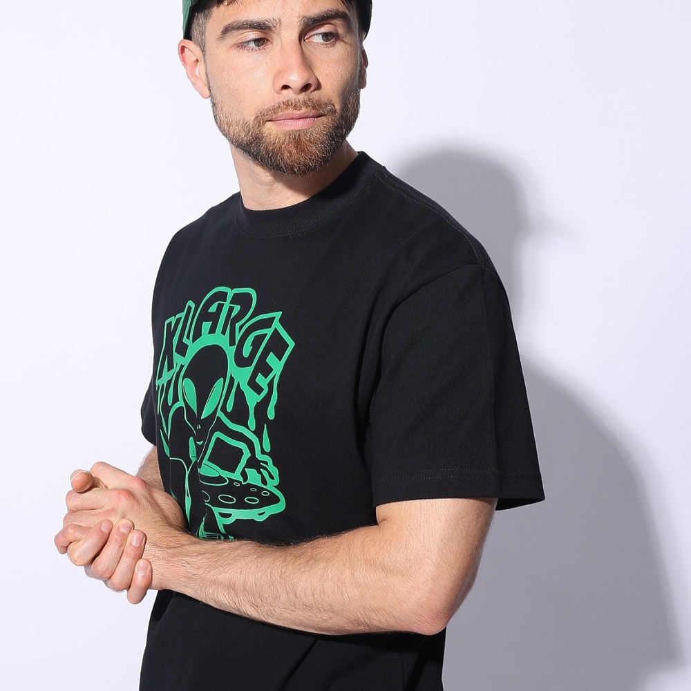 エクストララージ（XLARGE）（メンズ）ALIEN SPRAYER 半袖Tシャツ 101241011019-BLACK
