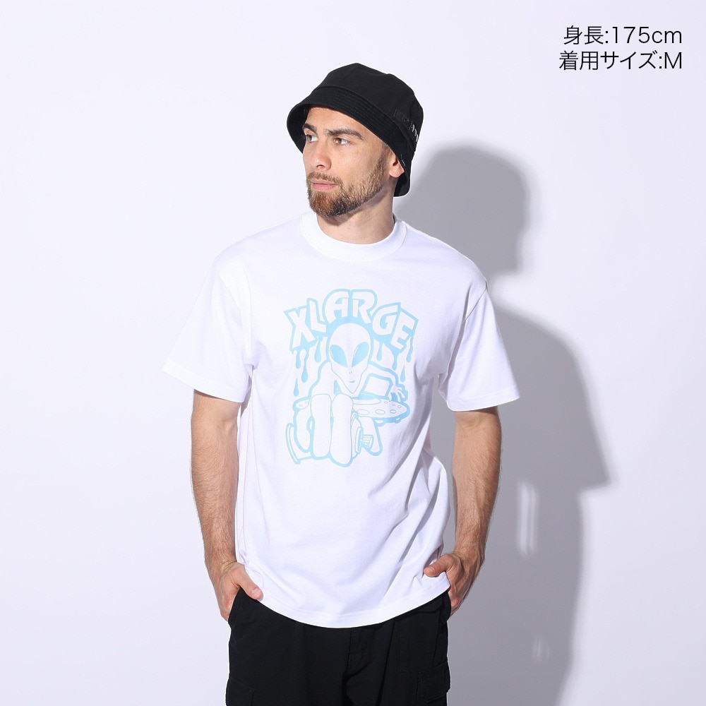 エクストララージ（XLARGE）（メンズ）ALIEN SPRAYER ショートスリーブ Tシャツ 101241011019-WHITE