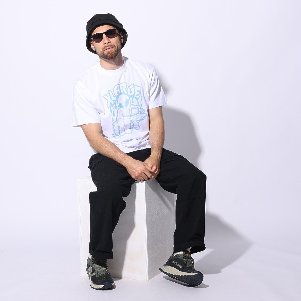 エクストララージ（XLARGE）（メンズ）ALIEN SPRAYER ショートスリーブ Tシャツ 101241011019-WHITE