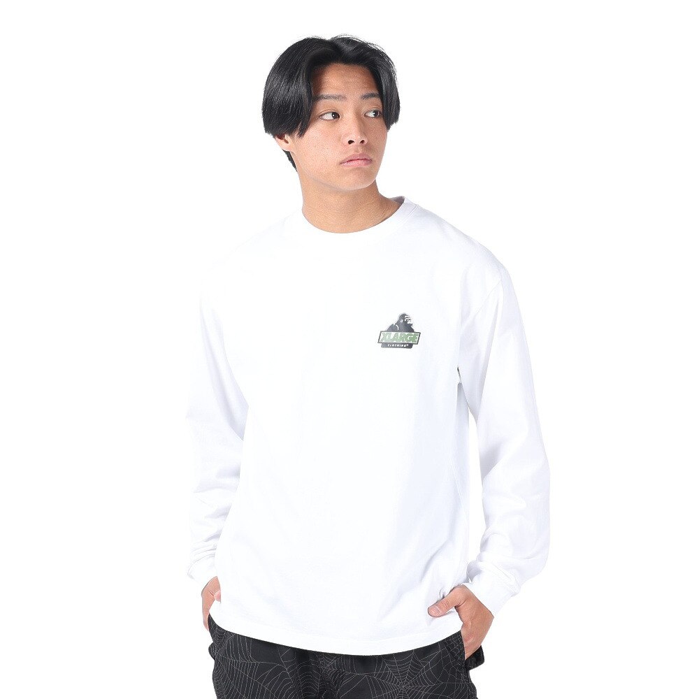 エクストララージ（XLARGE）（メンズ）SLANTED OG 半袖Tシャツ 101241011021-WHITE