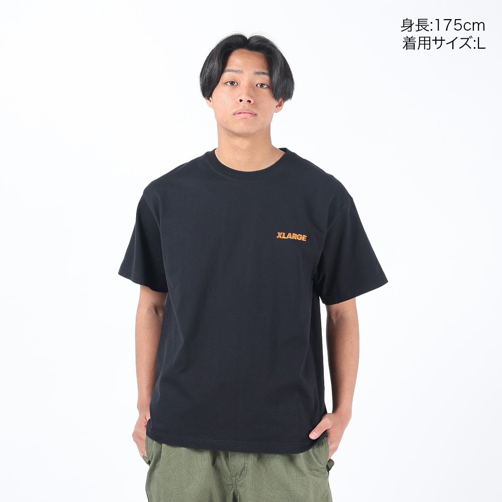 エクストララージ（XLARGE）（メンズ）SLANTED OG 半袖Tシャツ 101241011022-BLACK