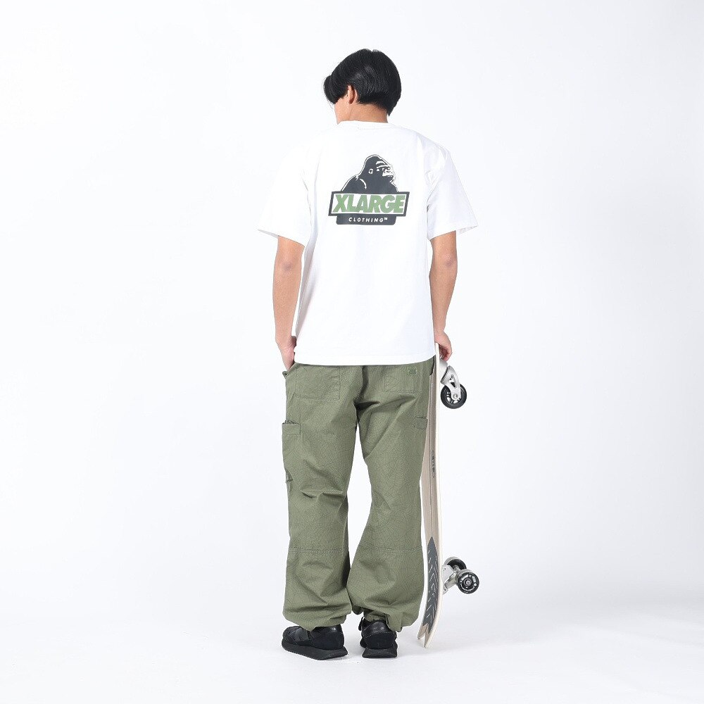 エクストララージ（XLARGE）（メンズ）SLANTED OG 半袖Tシャツ 101241011022-WHITE