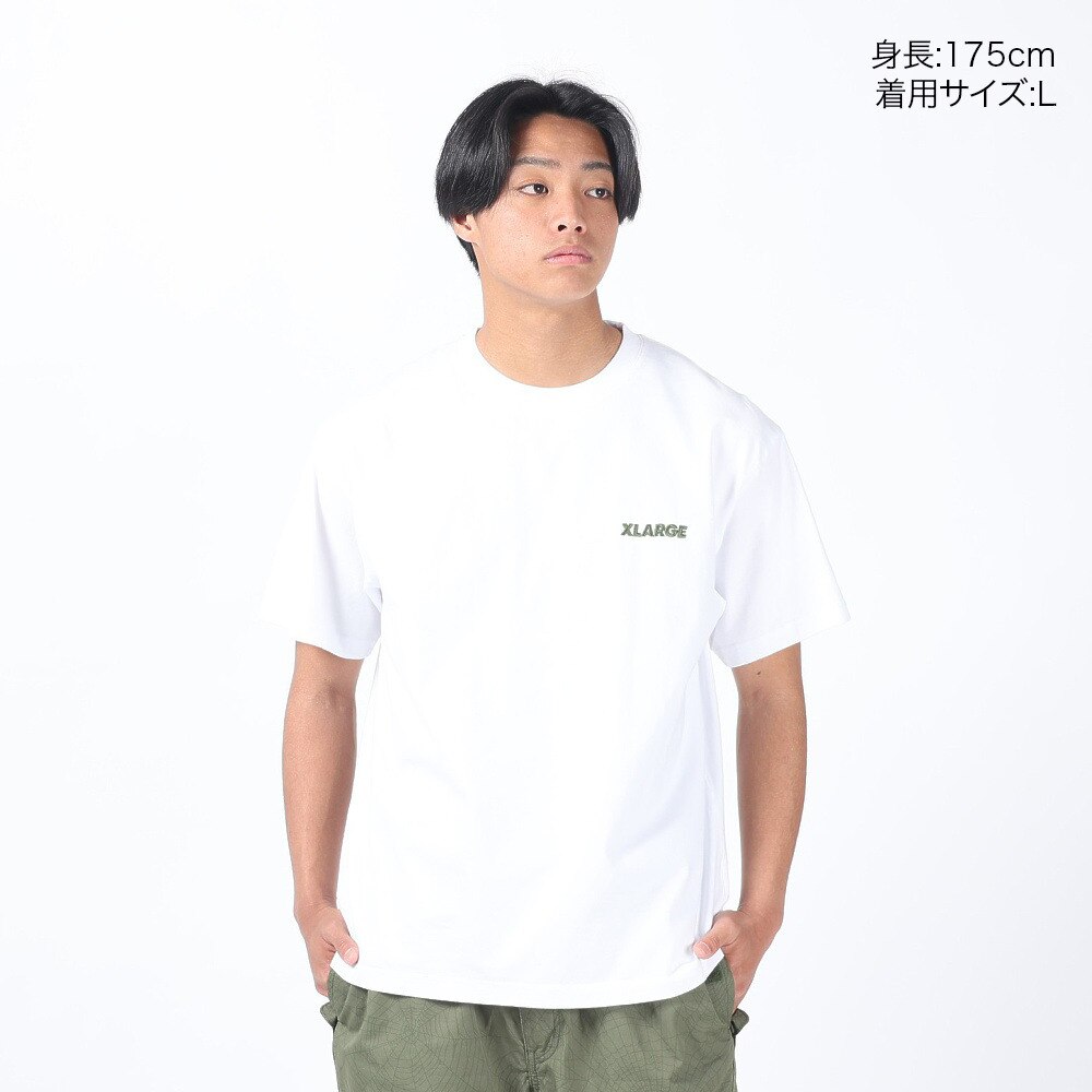 エクストララージ（XLARGE）（メンズ）SLANTED OG 半袖Tシャツ 101241011022-WHITE