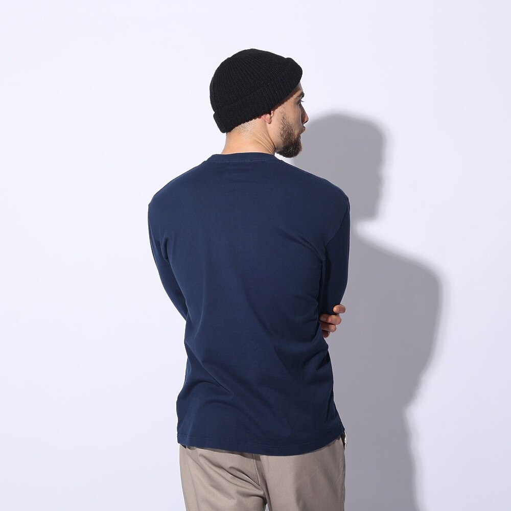 エクストララージ（XLARGE）（メンズ）STANDARD LOGO 長袖Tシャツ 101241011024-NAVY