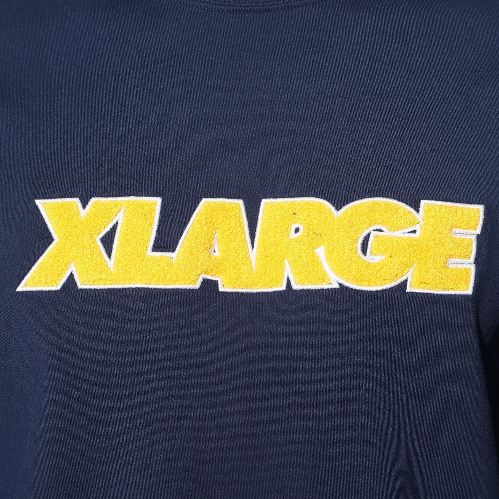 エクストララージ（XLARGE）（メンズ）STANDARD LOGO 長袖Tシャツ 101241011024-NAVY