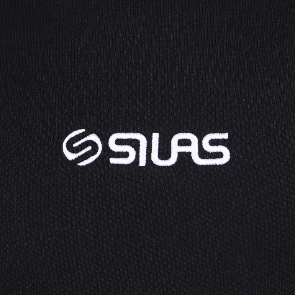 サイラス（SILAS）（メンズ）OLD ロゴベーシックワイド 長袖Tシャツ 110233011002-BLACK