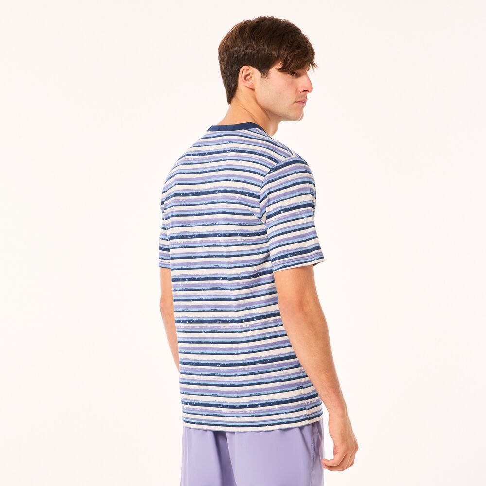 オークリー（OAKLEY）（メンズ）BLURRRED STRIPES 半袖Tシャツ FOA405507-9ZG
