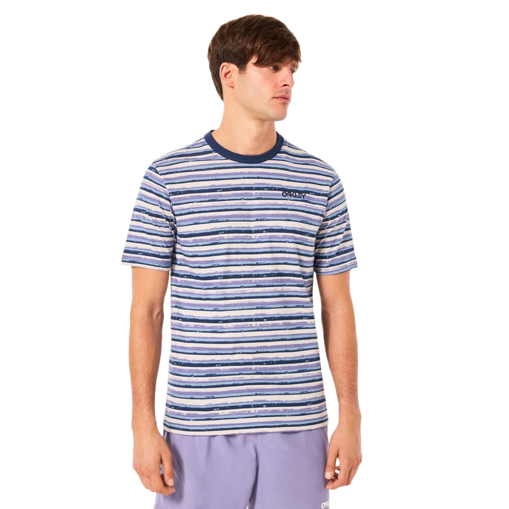 オークリー（OAKLEY）（メンズ）BLURRRED STRIPES 半袖Tシャツ FOA405507-9ZG