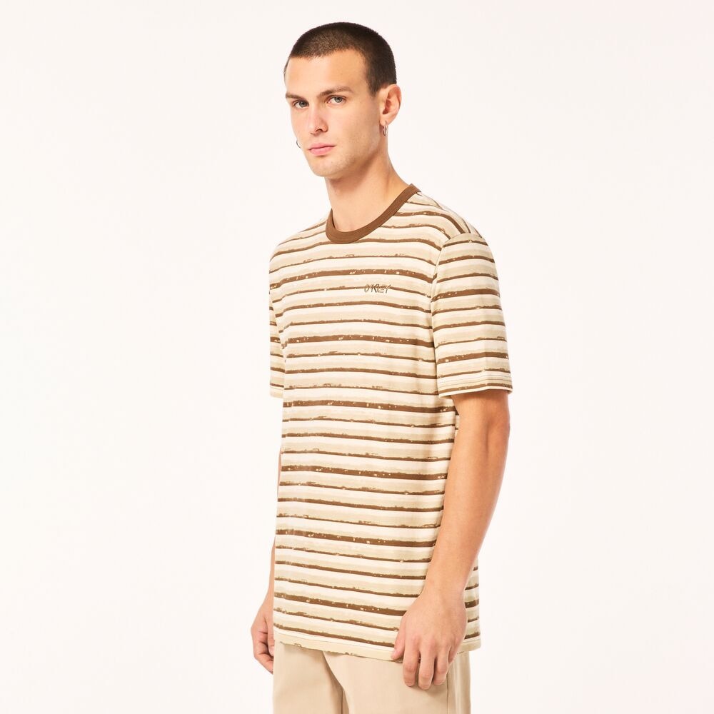 オークリー（OAKLEY）（メンズ）BLURRRED STRIPES 半袖Tシャツ FOA405507-BAI