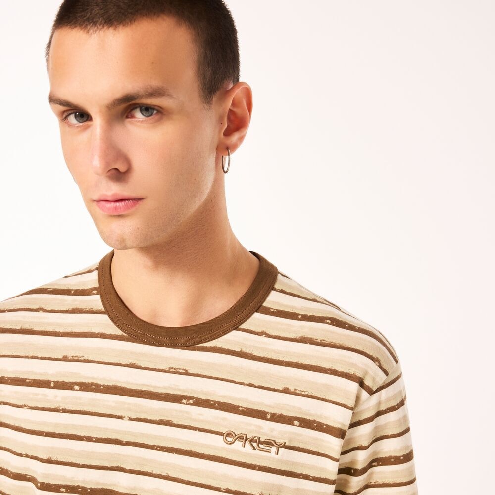 オークリー（OAKLEY）（メンズ）BLURRRED STRIPES 半袖Tシャツ FOA405507-BAI
