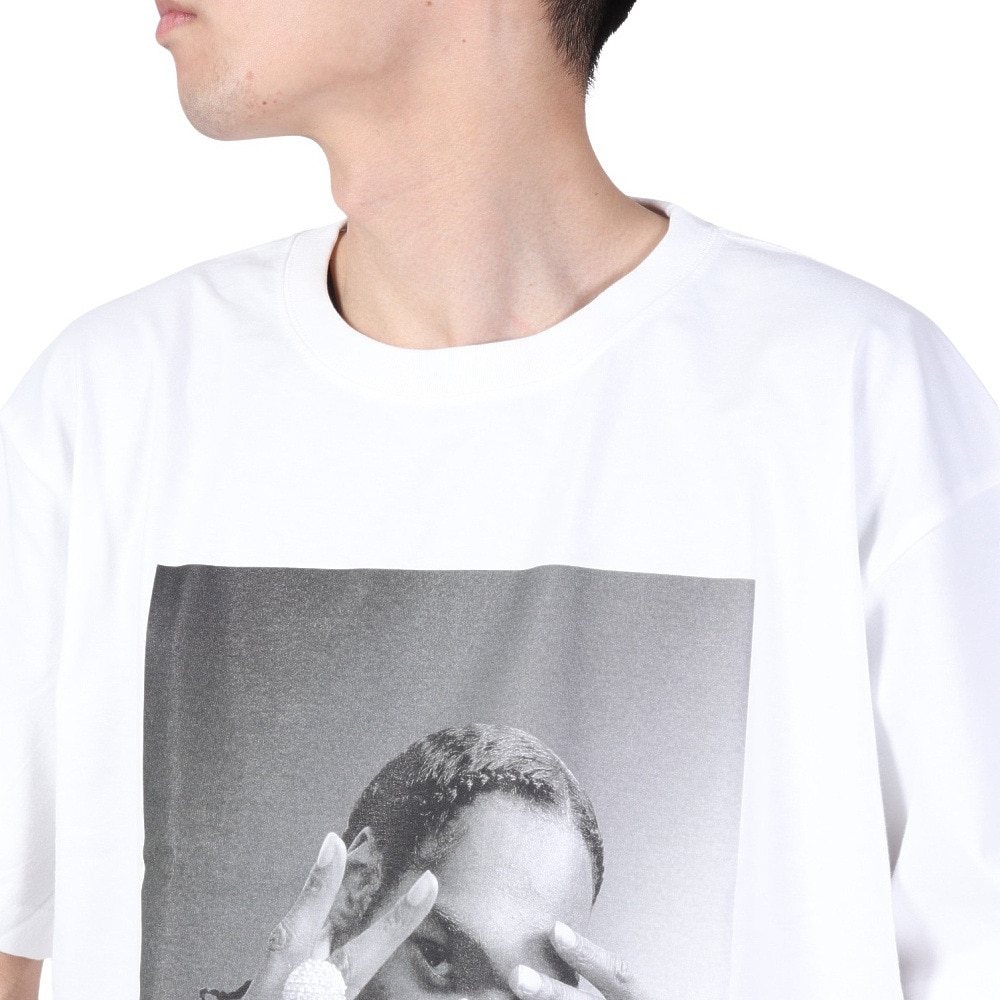 1993 デザイン ワールド ヒップ ホップ（1993 DESIGNED WORLD HIP HOP）（メンズ）1993 WEST DOG 半袖Tシャツ 1993-23A074-White