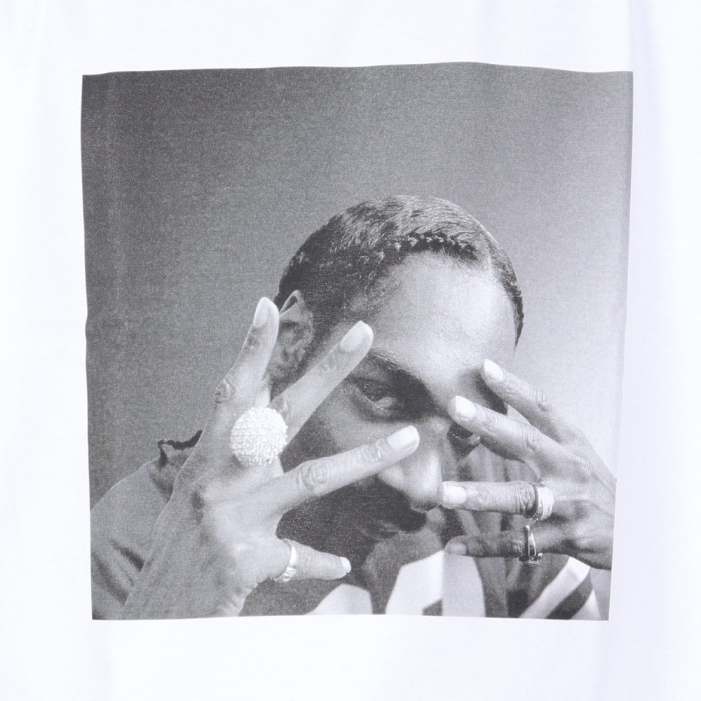 1993 デザイン ワールド ヒップ ホップ（1993 DESIGNED WORLD HIP HOP）（メンズ）1993 WEST DOG 半袖Tシャツ 1993-23A074-White