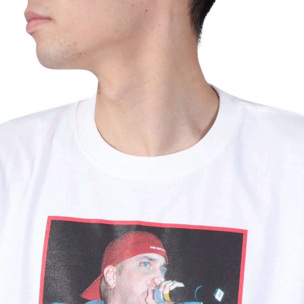 1993 デザイン ワールド ヒップ ホップ（1993 DESIGNED WORLD HIP HOP）（メンズ）1993 MARSHALL 半袖Tシャツ 1993-23A081-White