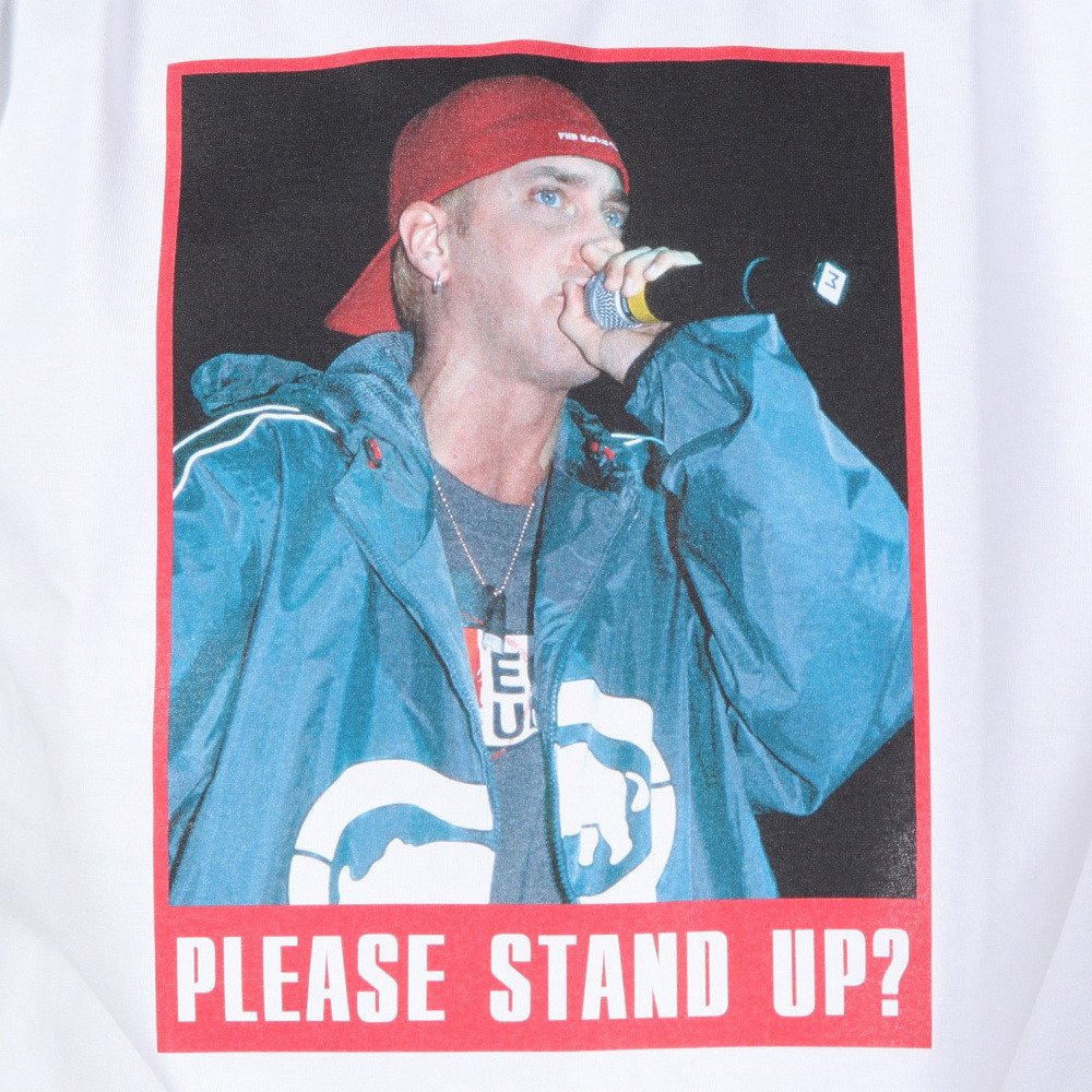 1993 デザイン ワールド ヒップ ホップ（1993 DESIGNED WORLD HIP HOP）（メンズ）1993 MARSHALL 半袖Tシャツ 1993-23A081-White