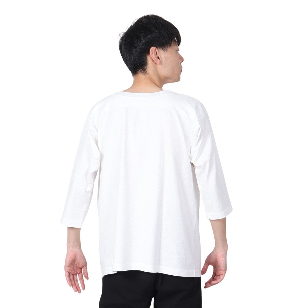 チャンピオン-ヘリテイジ（CHAMPION-HERITAGE）（メンズ）Tシャツ 七分袖 T1011 ティーテンイレブン 3/4スリーブ フットボールTシャツ C5-P405 010