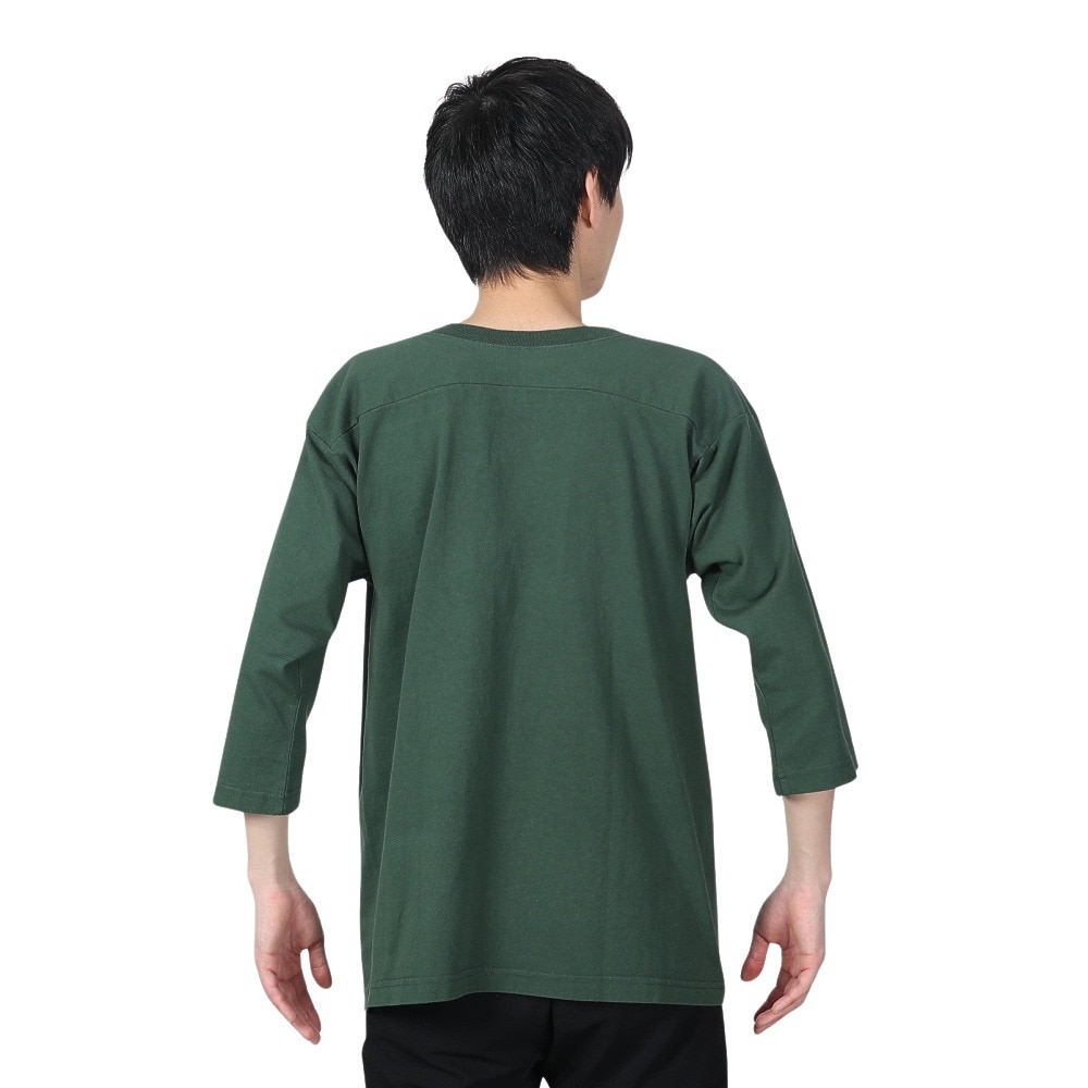 チャンピオン-ヘリテイジ（CHAMPION-HERITAGE）（メンズ）Tシャツ 七分袖 T1011 ティーテンイレブン 3/4スリーブ フットボールTシャツ C5-P405 560