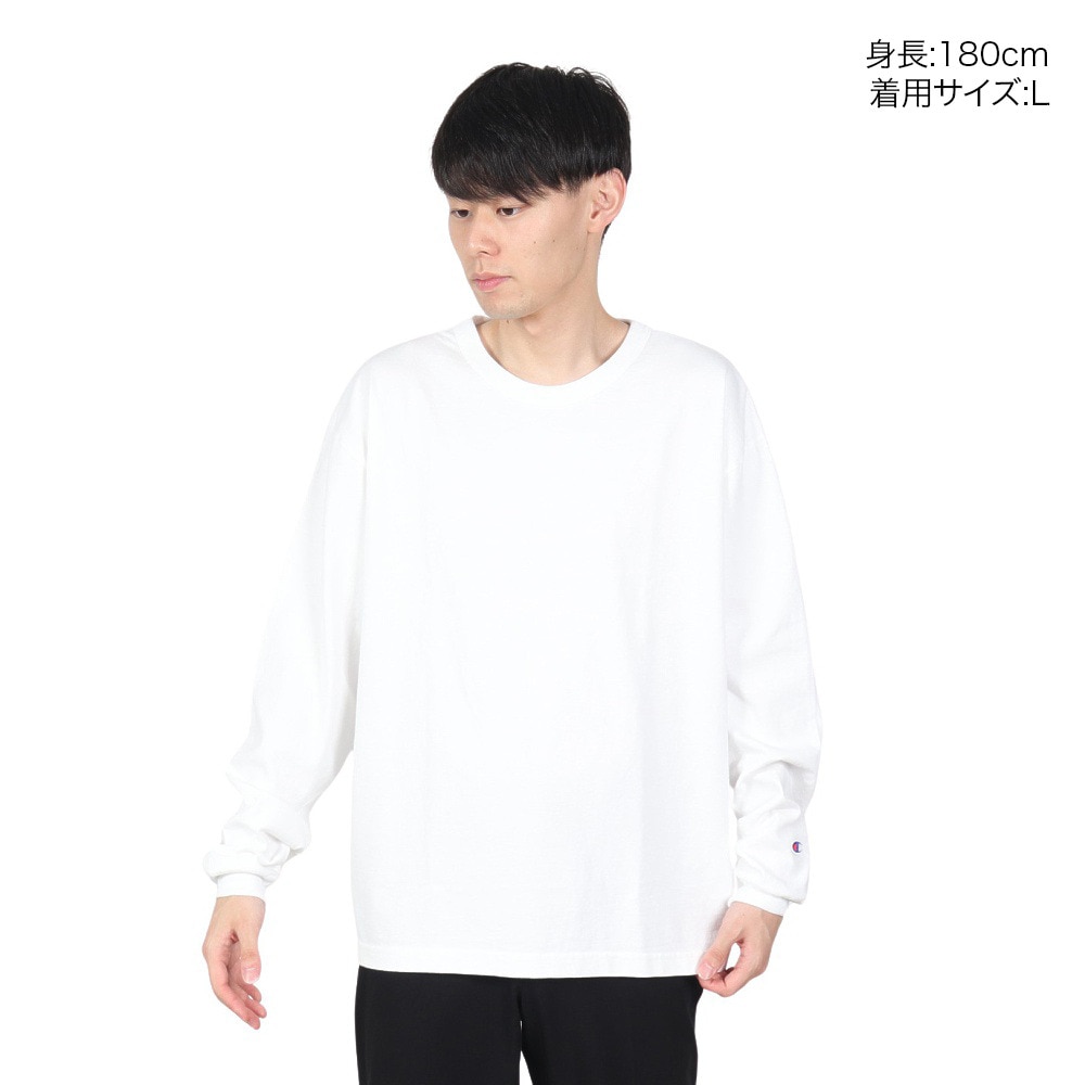 チャンピオン-ヘリテイジ（CHAMPION-HERITAGE）（メンズ、レディース）ティーテンイレブン ロングスリーブTシャツ 24SS MADE IN USA C5-U409 010