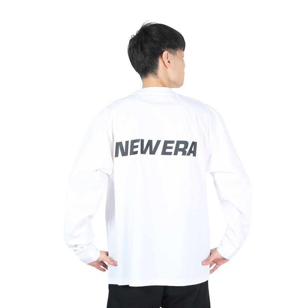 ニューエラ（NEW ERA）（メンズ、レディース）長袖 オーバーサイズド ユーティリティー パフォーマンスTシャツ 14109983