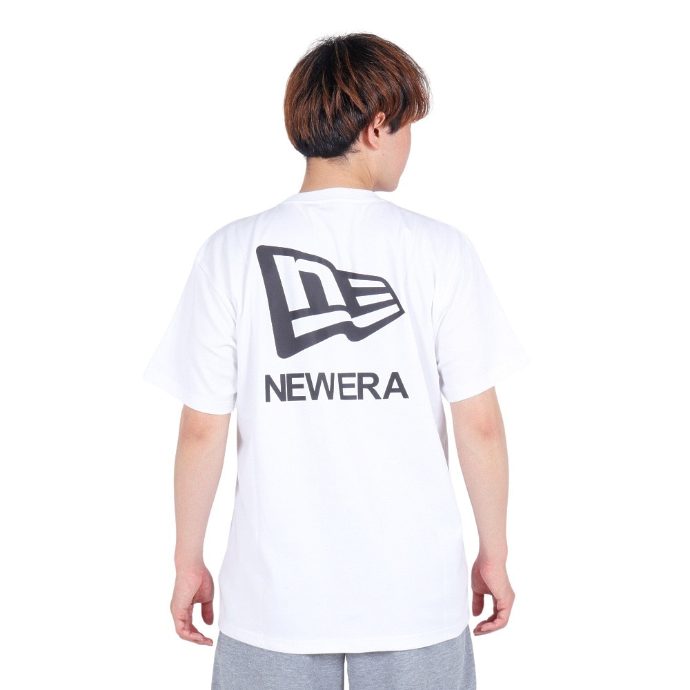 ニューエラ（NEW ERA）（メンズ）半袖 パフォーマンス Tシャツ Flag and Wordmark 14121828