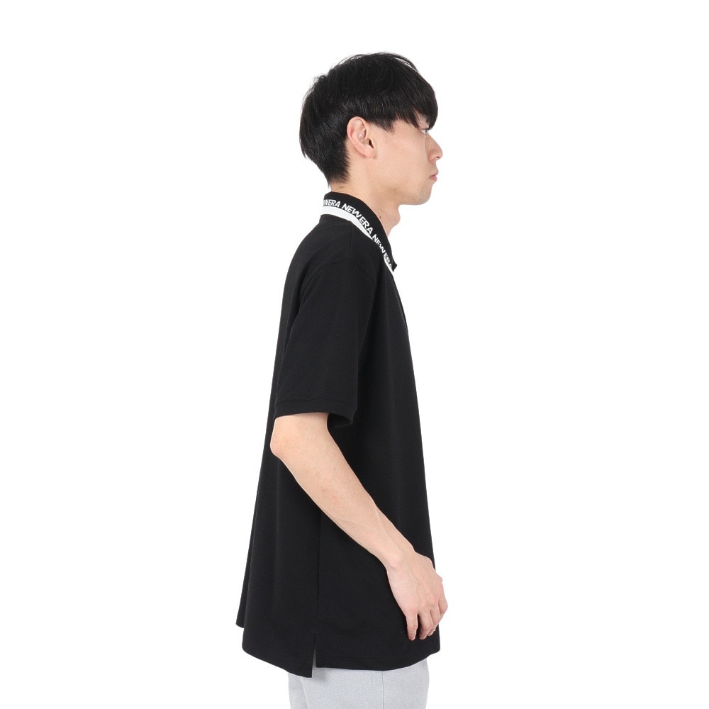 ニューエラ（NEW ERA）（メンズ）半袖 オーバーサイズド ポロシャツ COLLAR LOGO 14121845