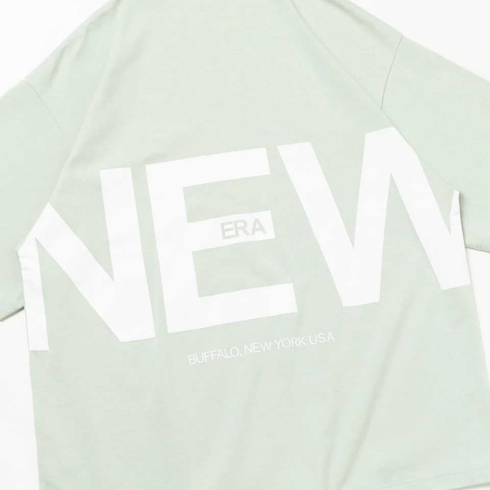 ニューエラ（NEW ERA）（メンズ、レディース）半袖 オーバーサイズド コットンTシャツ Zoom Up Logo 14121848