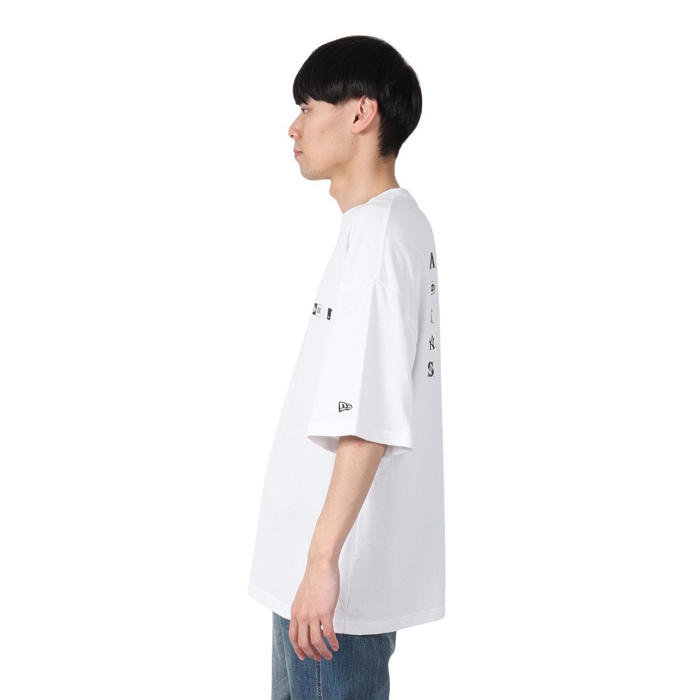 ニューエラ（NEW ERA）（メンズ、レディース）半袖 オーバーサイズド コットン Tシャツ MLB Apparel 14121856