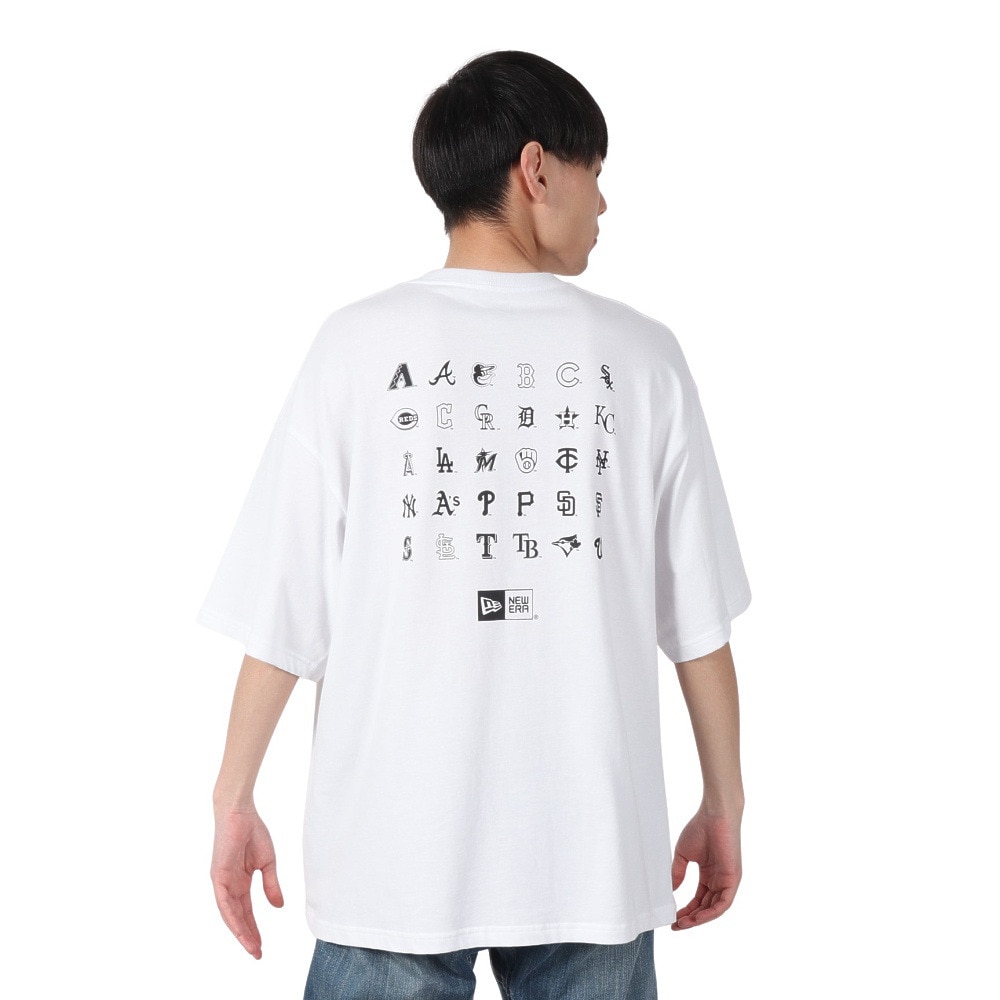 ニューエラ（NEW ERA）（メンズ、レディース）半袖 オーバーサイズド コットン Tシャツ MLB Apparel 14121856