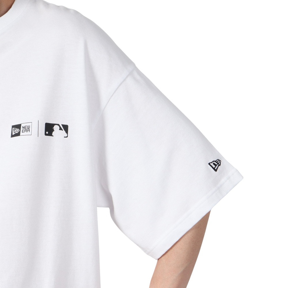 ニューエラ（NEW ERA）（メンズ、レディース）半袖 オーバーサイズド コットン Tシャツ MLB Apparel 14121856