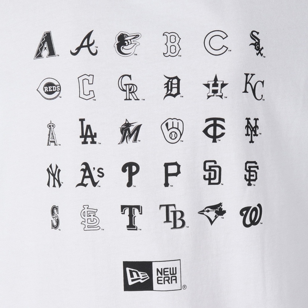 ニューエラ（NEW ERA）（メンズ、レディース）半袖 オーバーサイズド コットン Tシャツ MLB Apparel 14121856