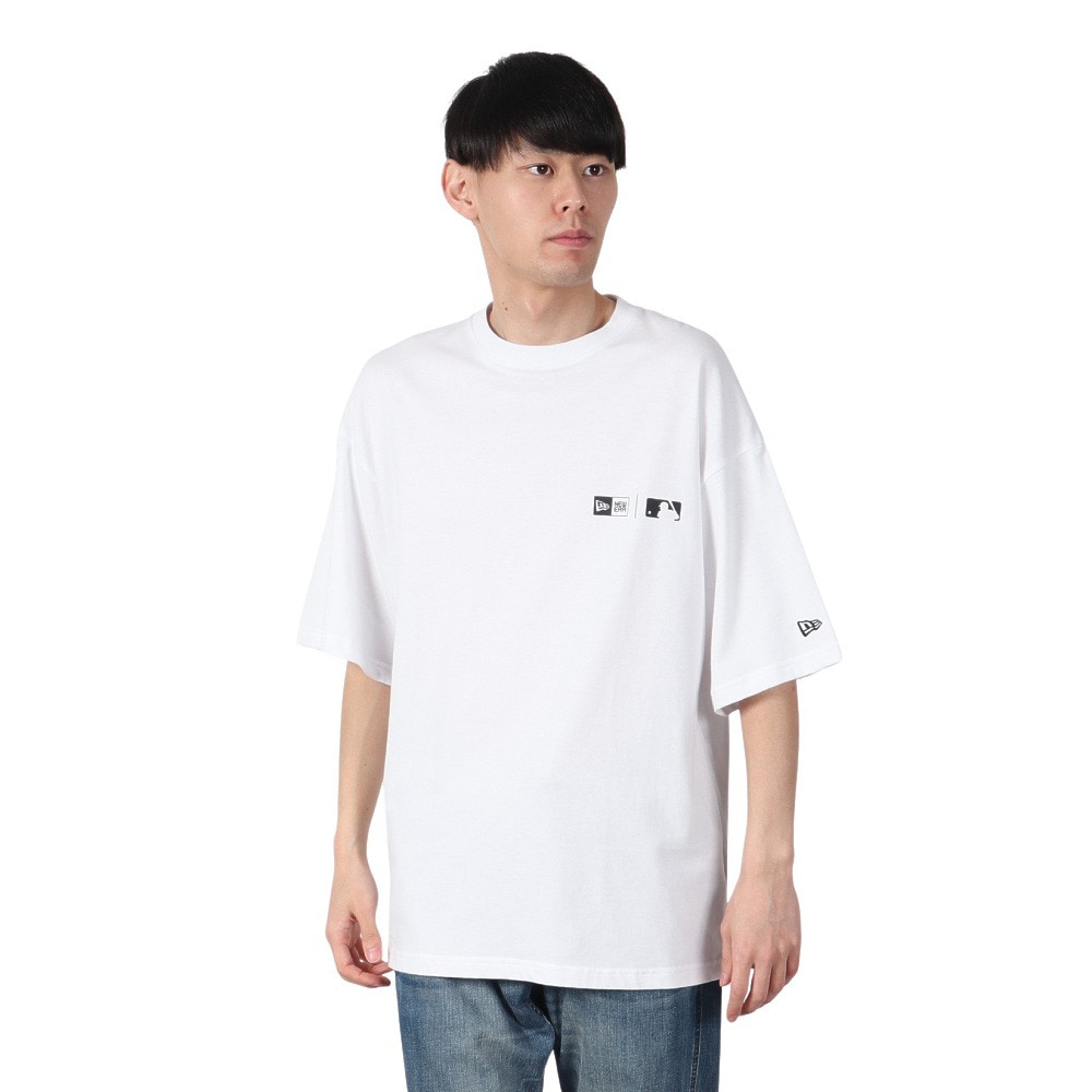 ニューエラ（NEW ERA）（メンズ、レディース）半袖 オーバーサイズド コットン Tシャツ MLB Apparel 14121856