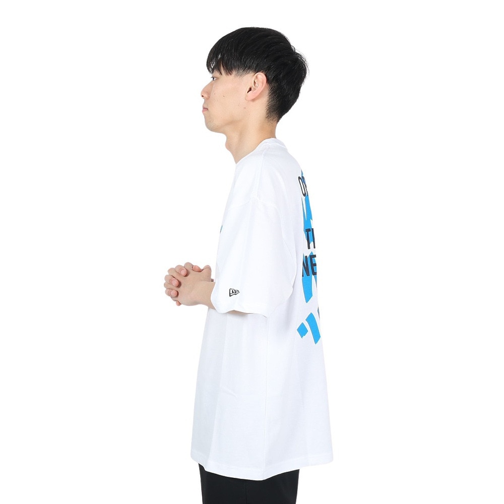 ニューエラ（NEW ERA）（メンズ、レディース）半袖 オーバーサイズド コットンTシャツ Graffiti 14121861
