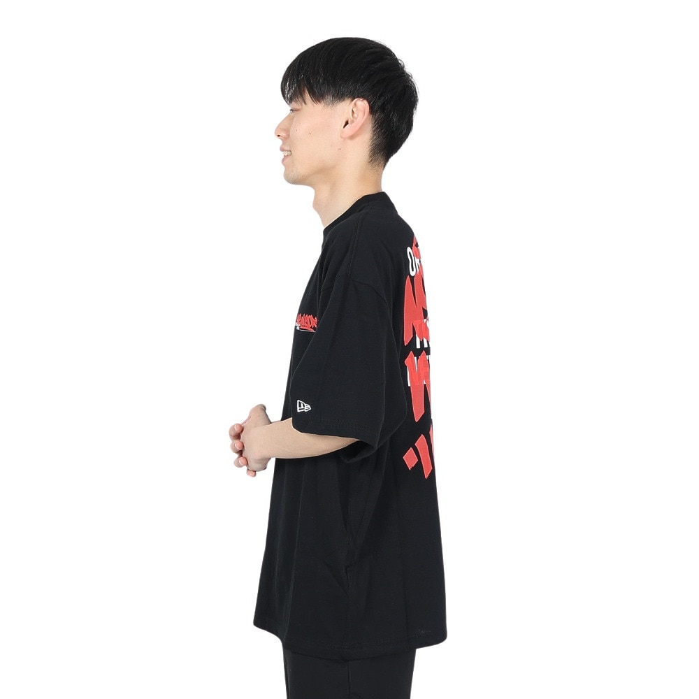 ニューエラ（NEW ERA）（メンズ、レディース）半袖 オーバーサイズド コットンTシャツ Graffiti 14121863