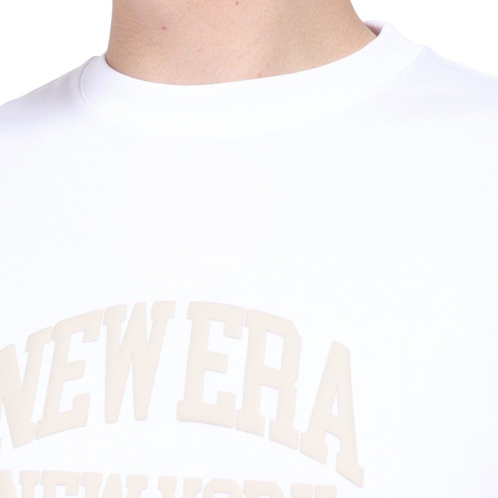 ニューエラ（NEW ERA）（メンズ、レディース）半袖 オーバーサイズド コットン Tシャツ Classic College 14121866