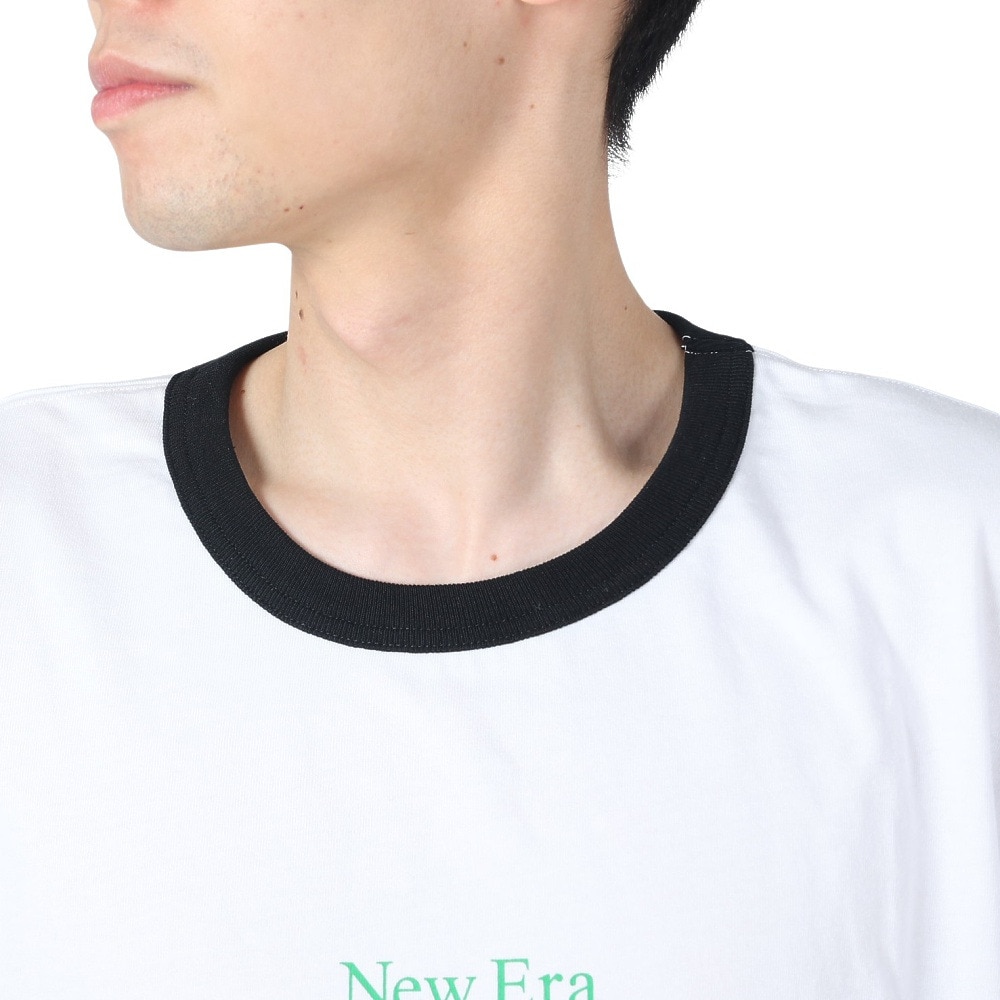 ニューエラ（NEW ERA）（メンズ、レディース）半袖 オーバーサイズド コットン Tシャツ Ringer Tee 14121869