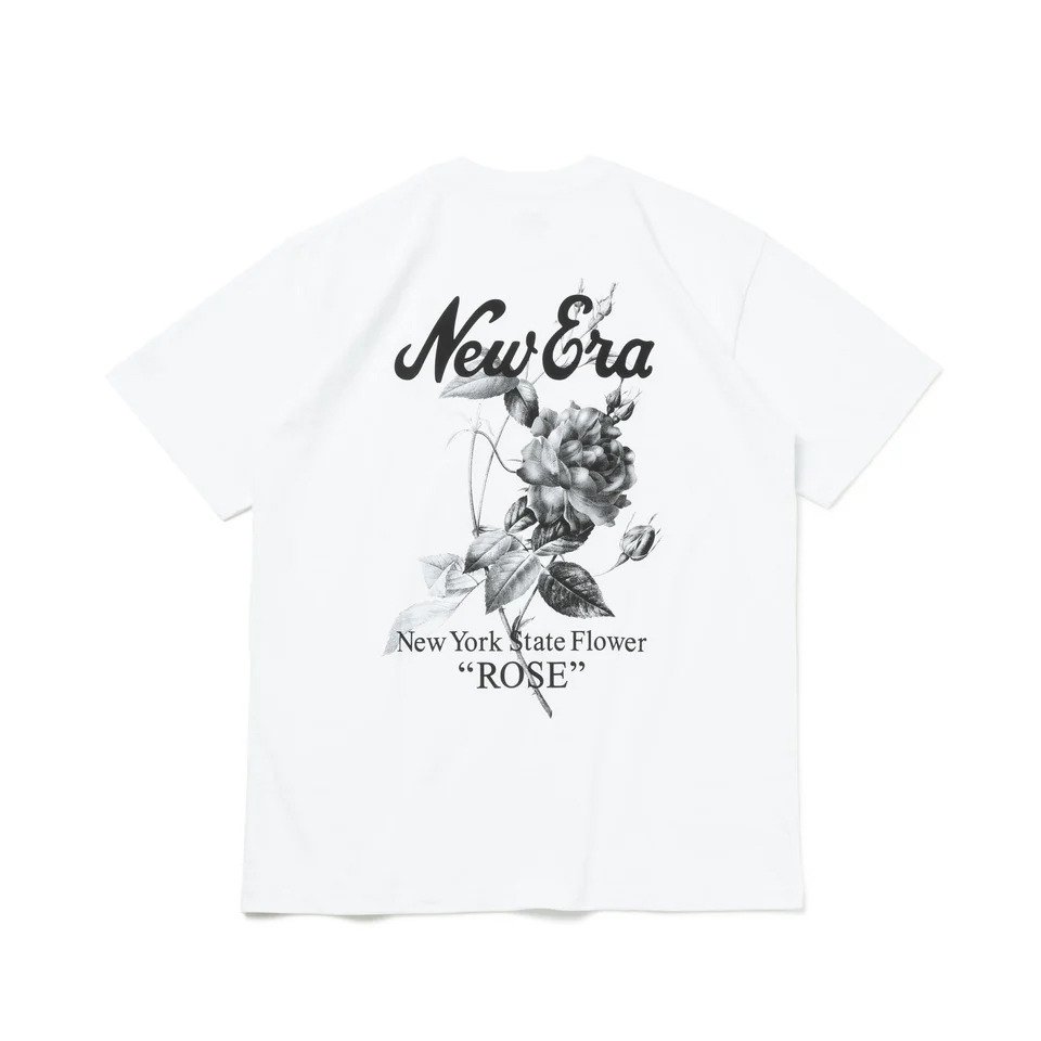 ニューエラ（NEW ERA）（メンズ、レディース）半袖 コットンTシャツ State Flowers ホワイト 14121879