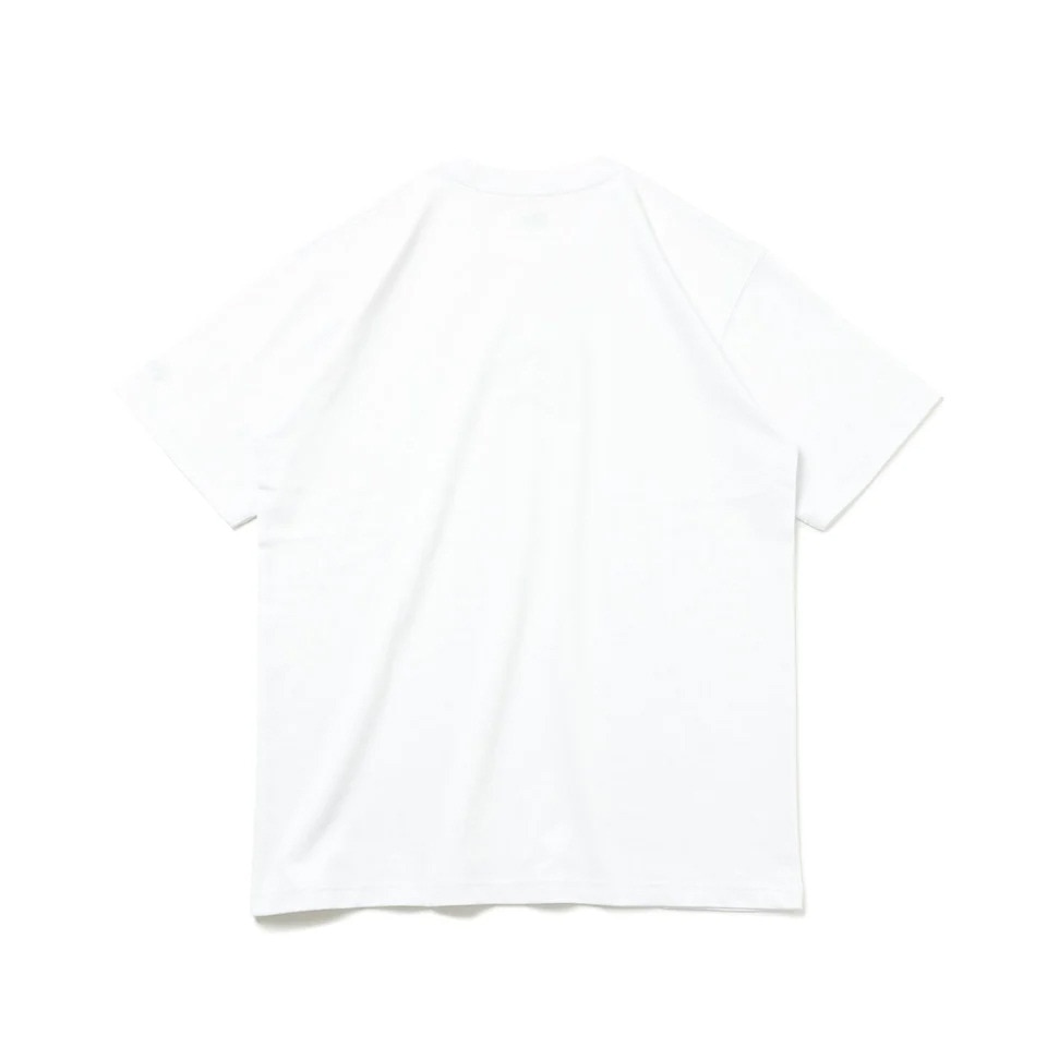 ニューエラ（NEW ERA）（メンズ、レディース）半袖 コットンTシャツ Paisley フラッグロゴ ホワイト 14121887