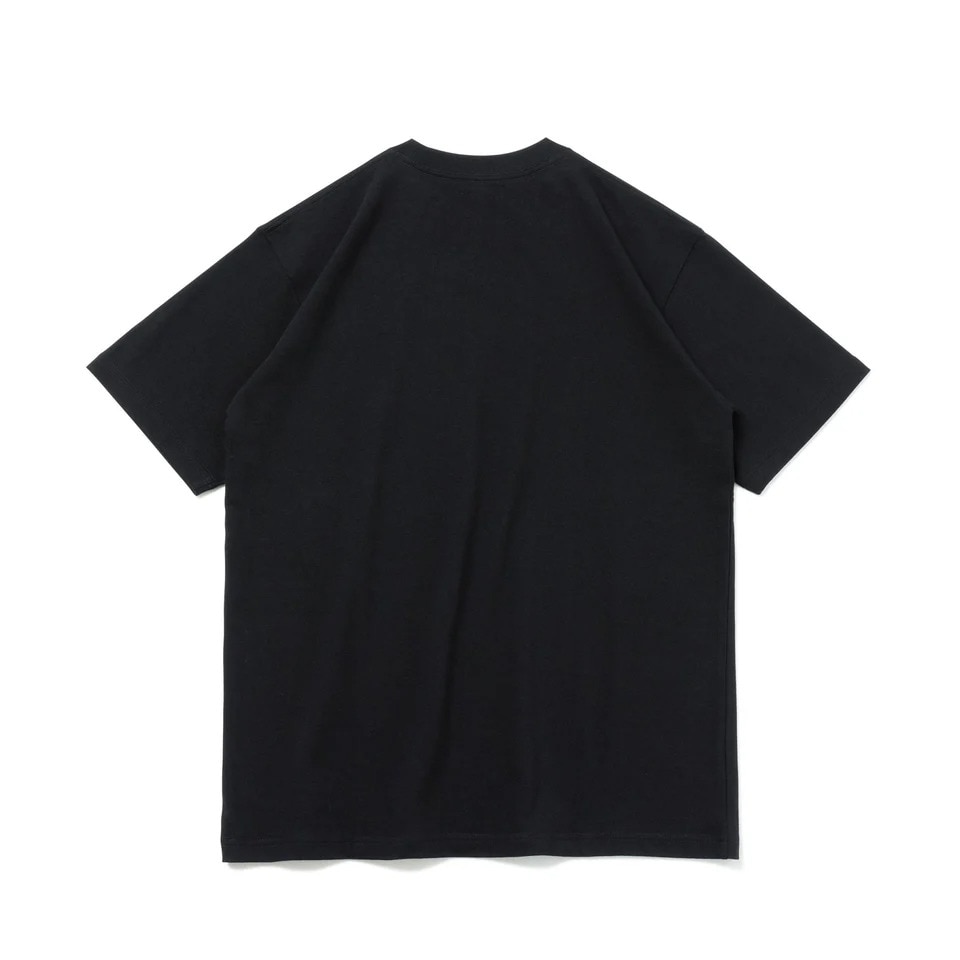 ニューエラ（NEW ERA）（メンズ、レディース）半袖 コットンTシャツ Paisley フラッグロゴ ブラック 14121888