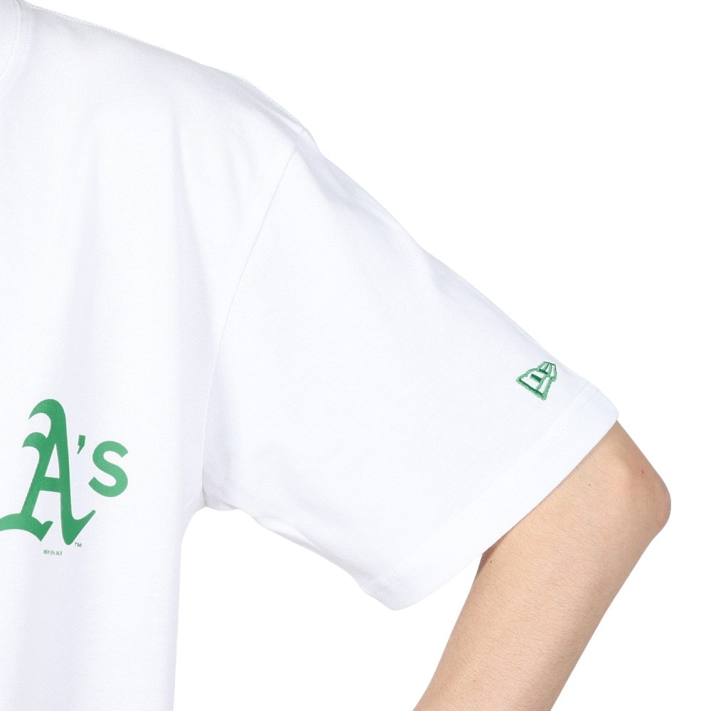 ニューエラ（NEW ERA）（メンズ、レディース）半袖 コットンTシャツ MLB Apparel World Series オークランド・アスレチックス 14121891