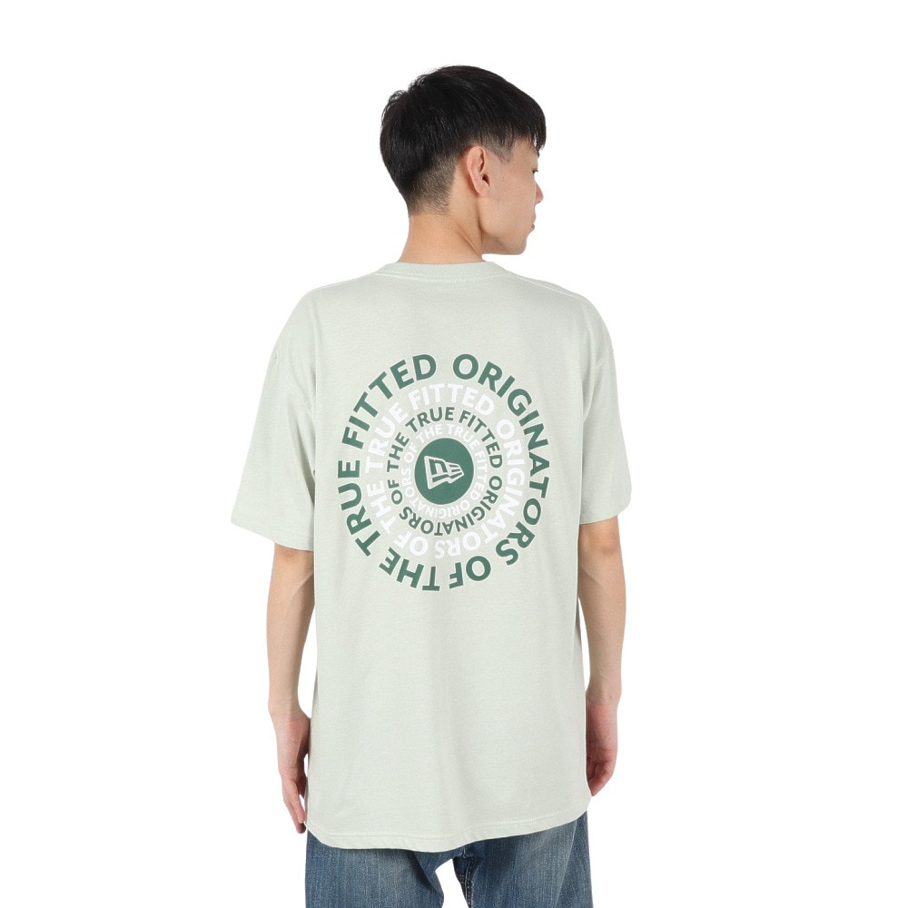 ニューエラ（NEW ERA）（メンズ）半袖Tシャツ コットン Circle OOTTF 14121904
