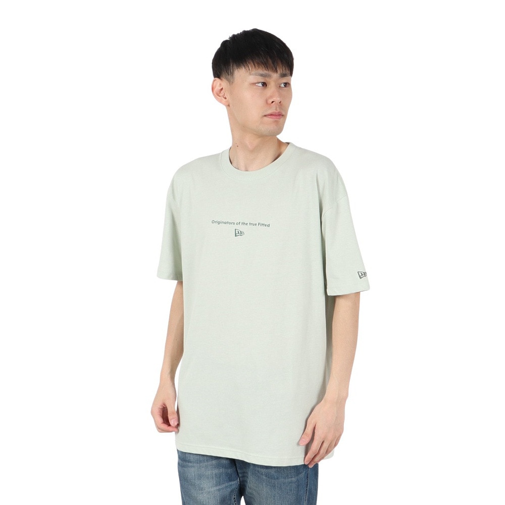ニューエラ（NEW ERA）（メンズ）半袖Tシャツ コットン Circle OOTTF 14121904