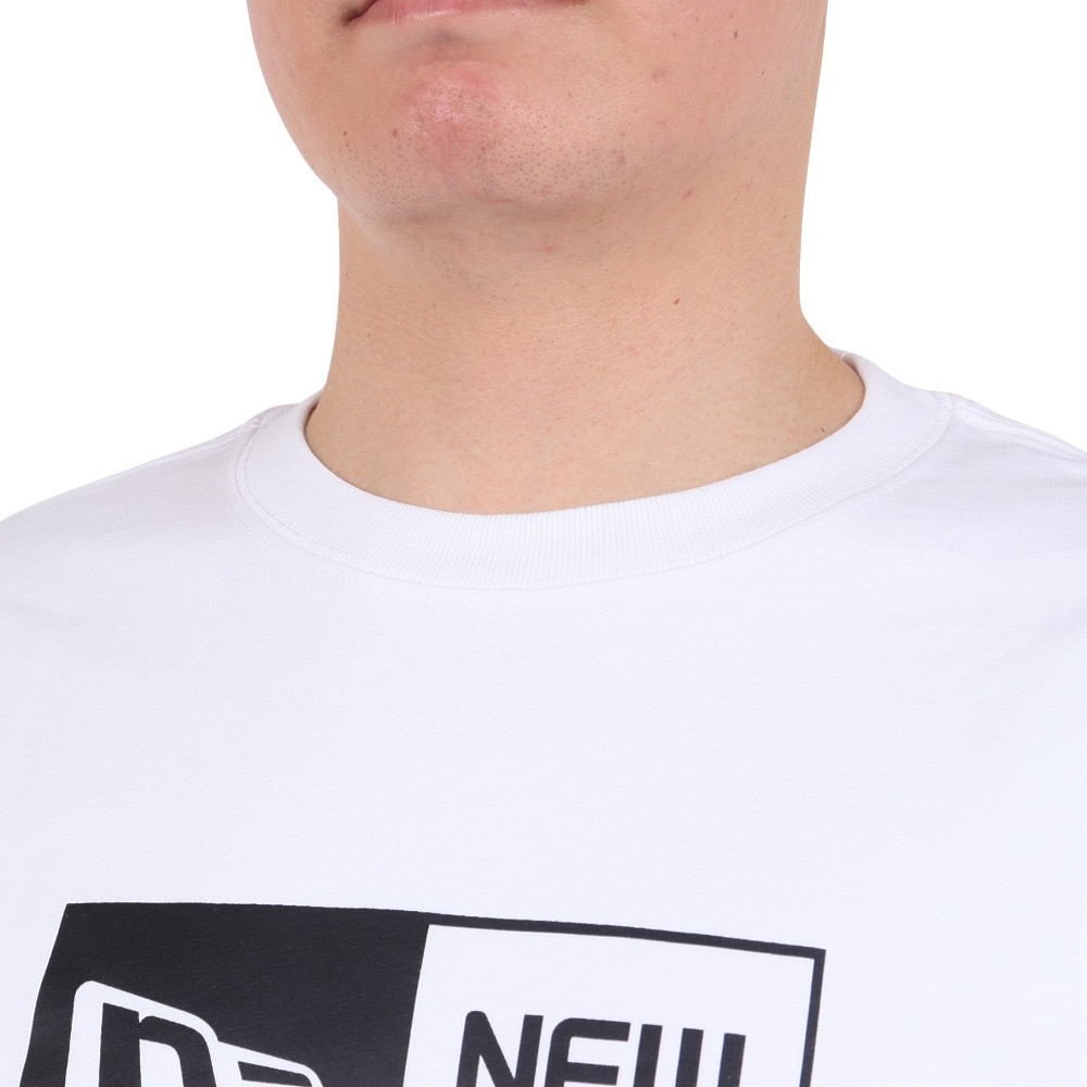 ニューエラ（NEW ERA）（メンズ、レディース）ショートスリーブ CT Tシャツ BOX ロゴ 14121907