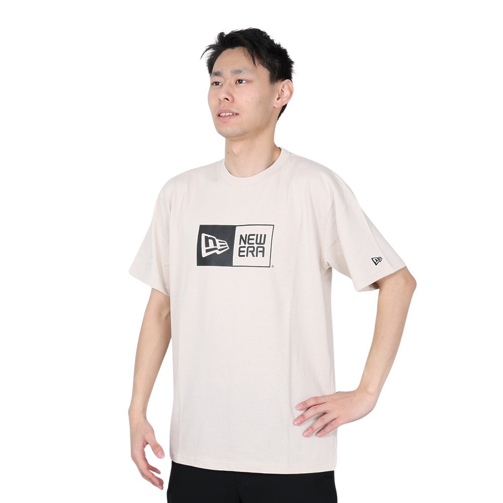 ニューエラ（NEW ERA）（メンズ、レディース）ショートスリーブ CT Tシャツ BOX ロゴ 14121908