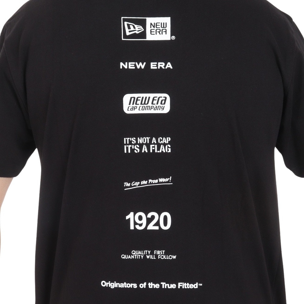 ニューエラ（NEW ERA）（メンズ、レディース）半袖 レギュラーフィット コットンTシャツ Archive Logo 14121927