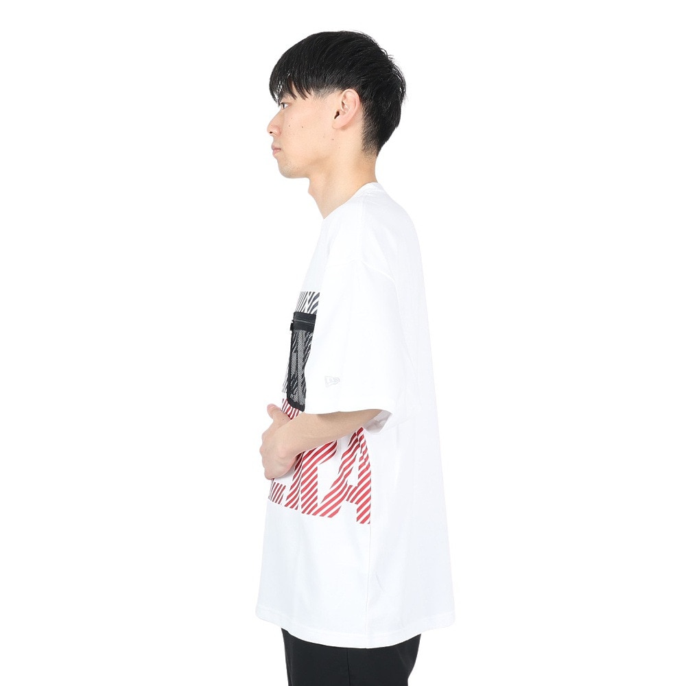 ニューエラ（NEW ERA）（メンズ、レディース）半袖 オーバーサイズド パフォーマンス Tシャツ Mesh Pocket 14121974
