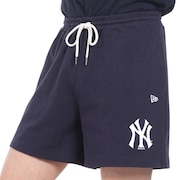 (メンズ、レディース)ヘビーウェイト コットン ショートパンツ MLB Apparel ニューヨーク・ヤンキース NVY 14122017