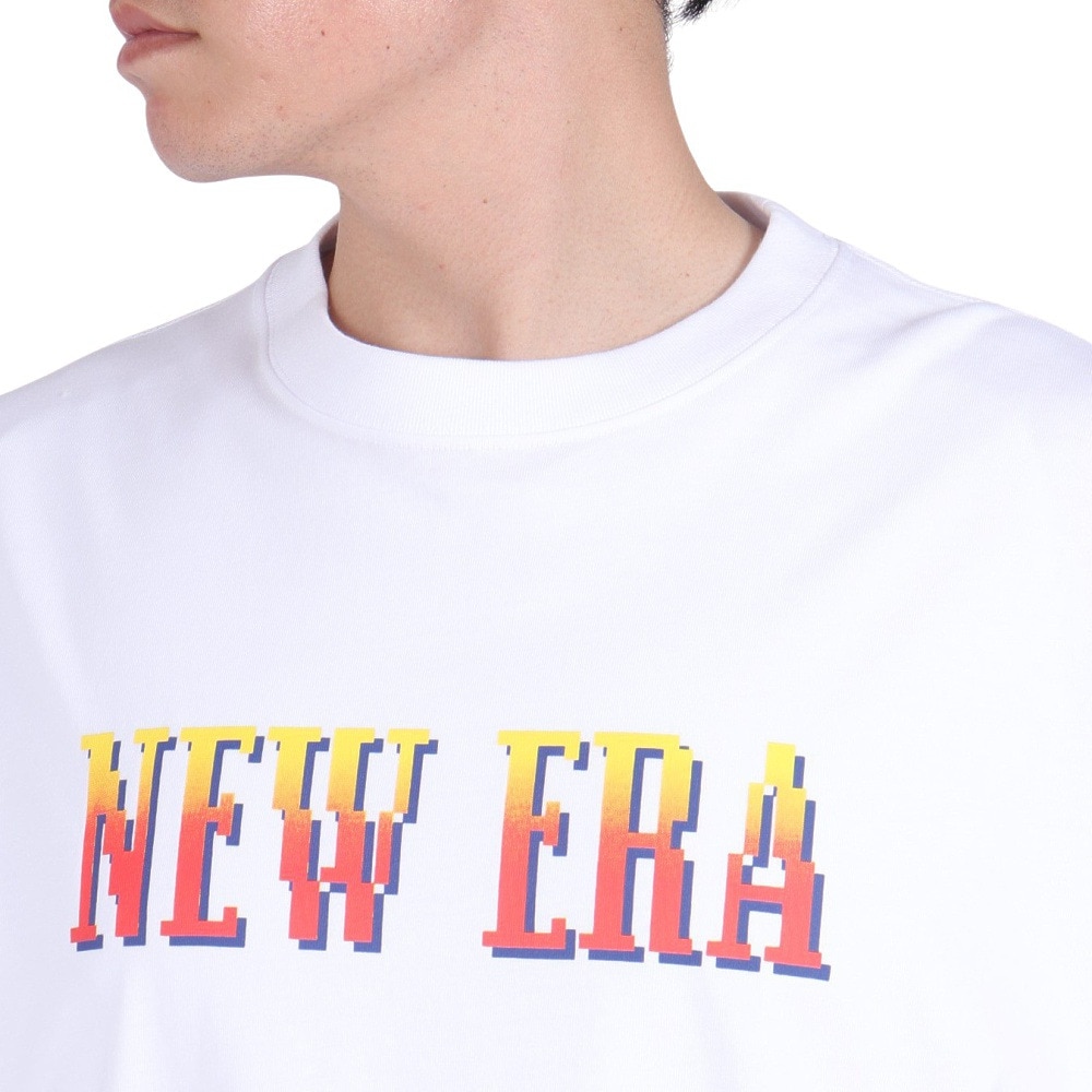 ニューエラ（NEW ERA）（メンズ、レディース）半袖 オーバーサイズド コットン Tシャツ ストリートファイター2 DOUBLE K.O. ホワイト 14124663