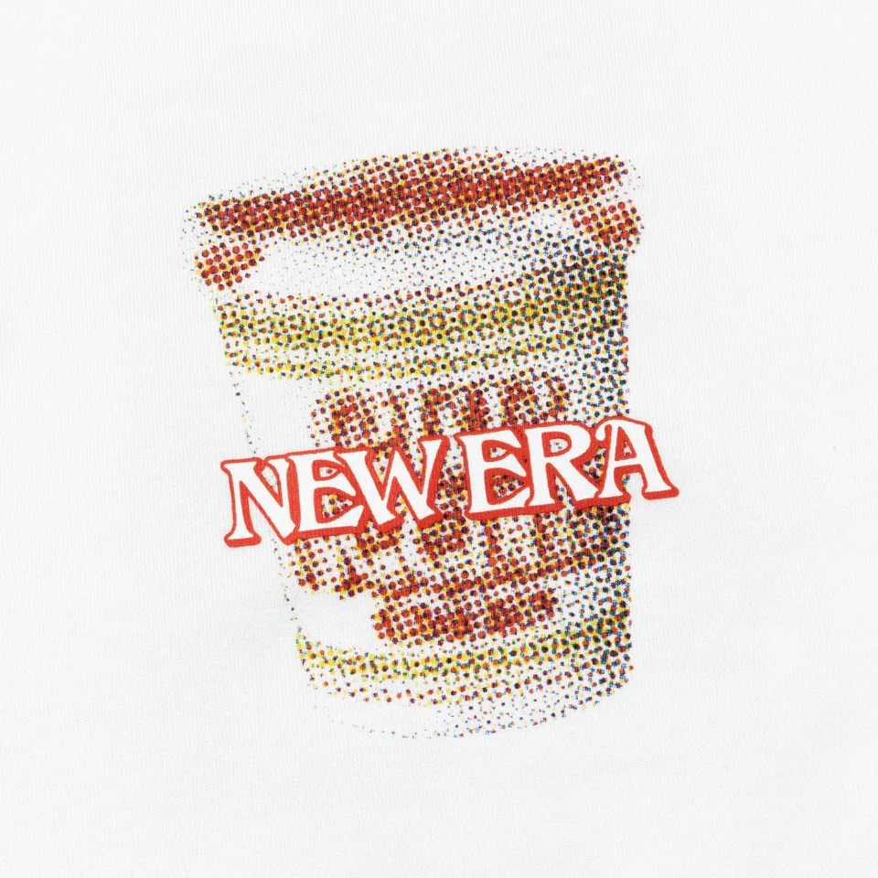 ニューエラ（NEW ERA）（メンズ、レディース）半袖 オーバーサイズド コットン Tシャツ カップヌードル レギュラー味 14124667