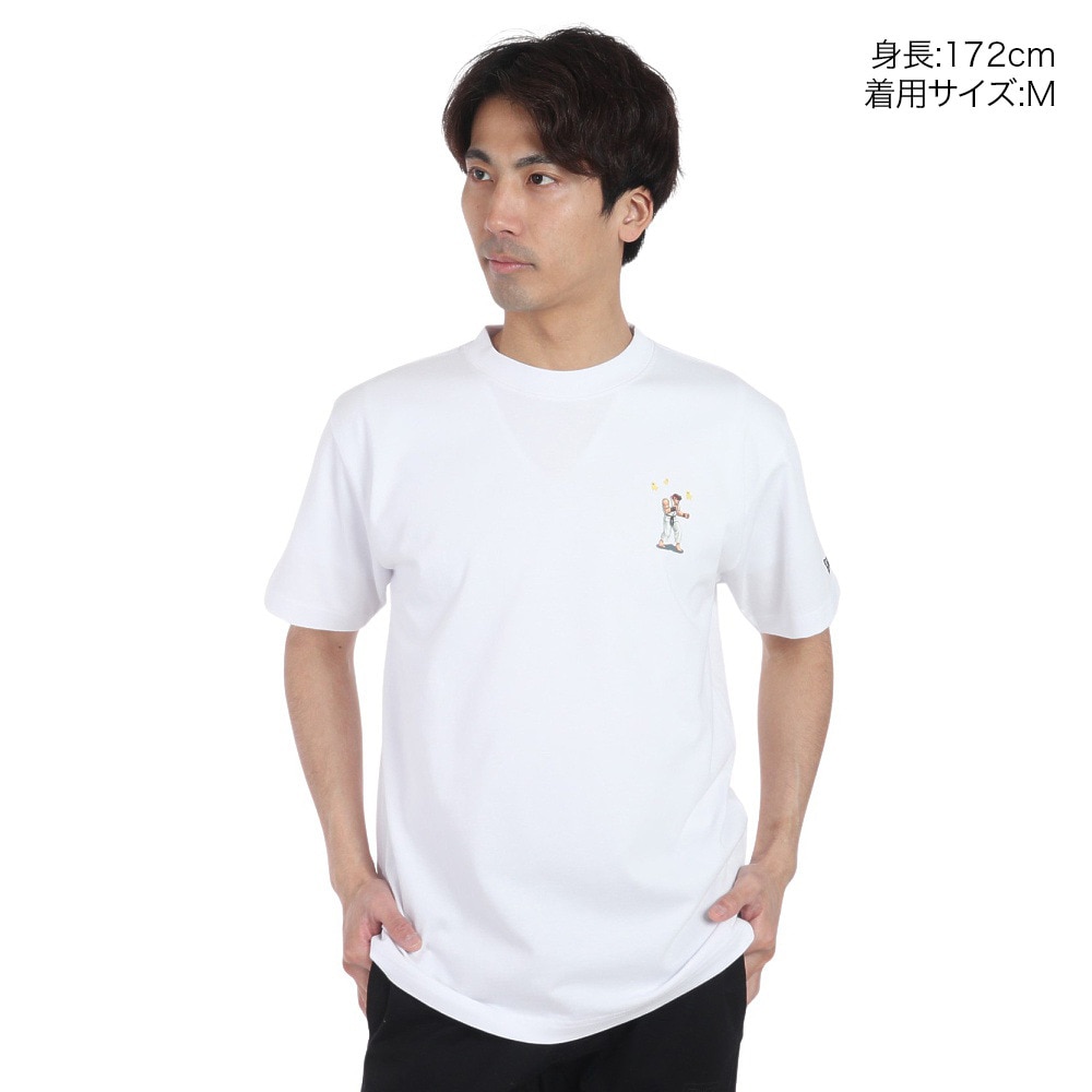 ニューエラ（NEW ERA）（メンズ）半袖 コットン Tシャツ ストリートファイター2 リュウ ホワイト レギュラーフィット 14124669