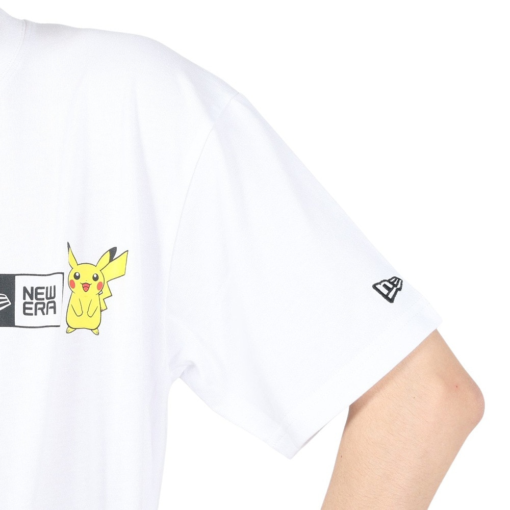 ニューエラ（NEW ERA）（メンズ、レディース）半袖 コットン Tシャツ ポケモン ピカチュウ イーブイフレンズ レギュラーフィット 14124671