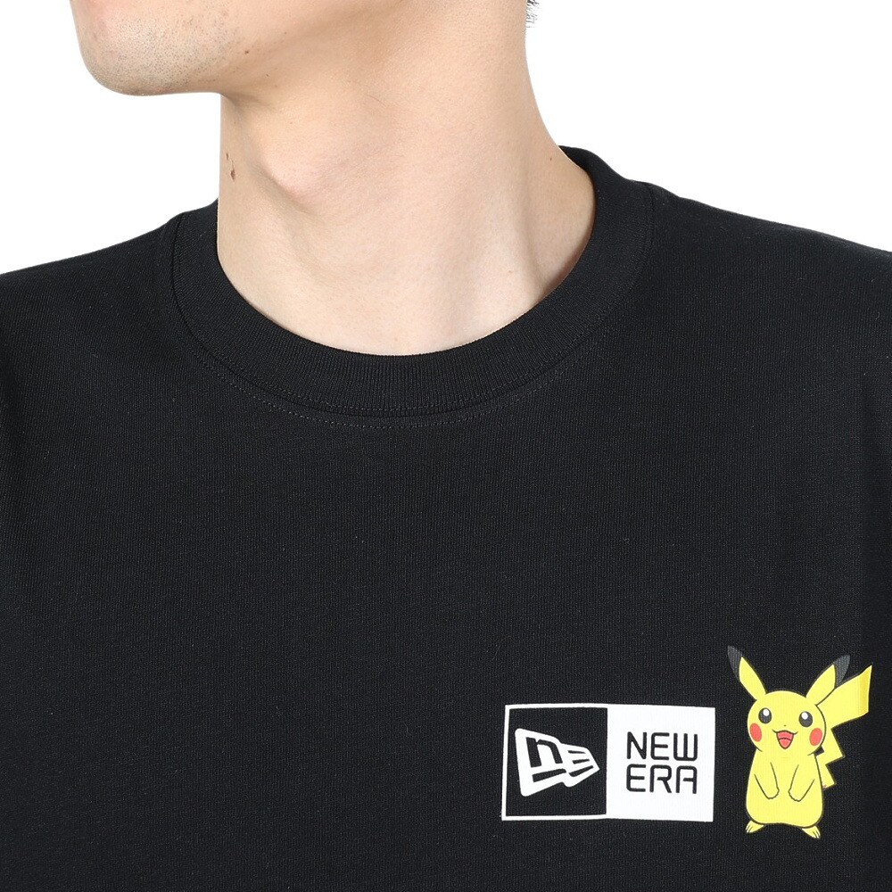 ニューエラ（NEW ERA）（メンズ、レディース）半袖 コットン Tシャツ ポケモン ピカチュウ イーブイフレンズ レギュラーフィット 14124672